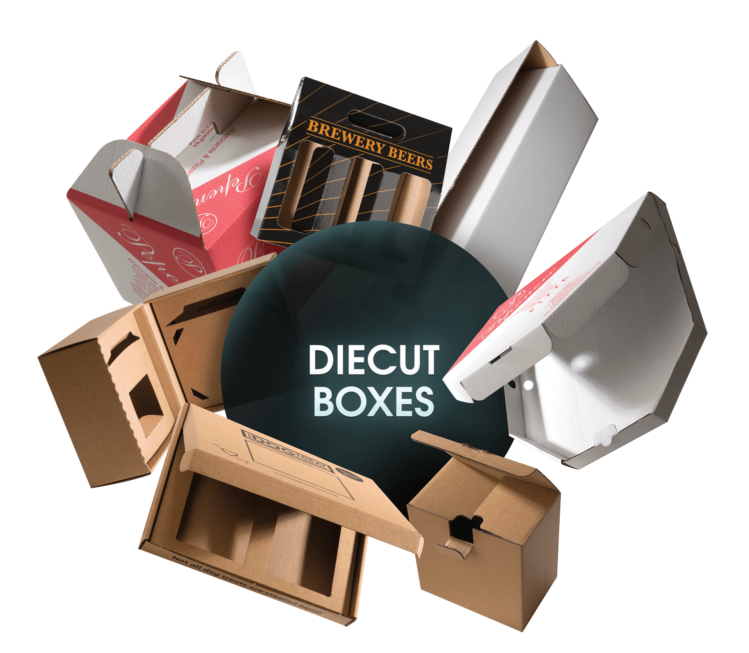 CORRUGATED Diecut Boxes